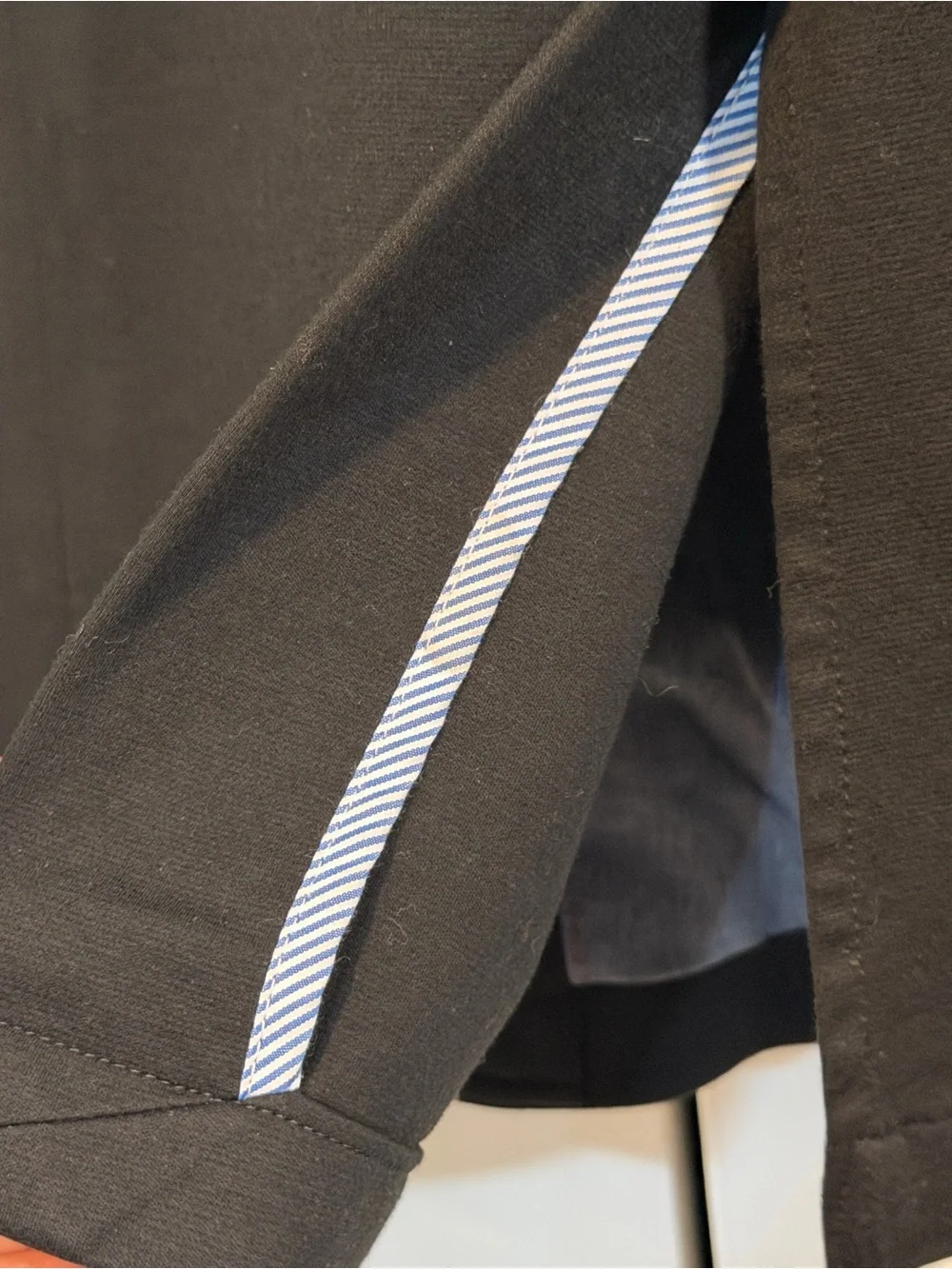 Cremieux Men’s XL Black Unstructured Blazer Sport Coat Patch Pockets